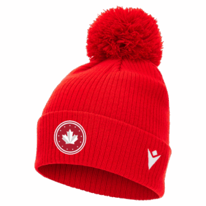 SNOW Pompon Beanie RED