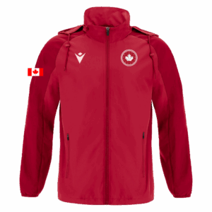 ELBRUS Water resistant rain jacket RED