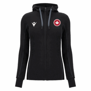 BASS ECO FULL LENGTH ZIP HOODY WOMAN BLK/ANT